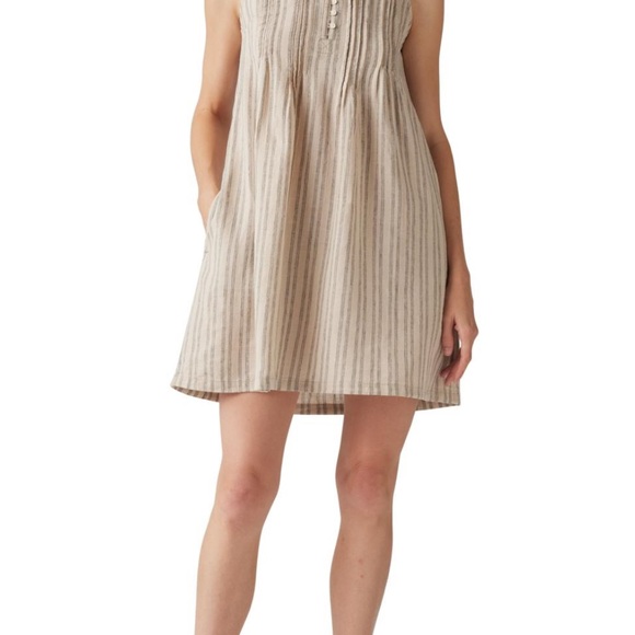 Levi's Dresses & Skirts - Levi's Beige Striped Mini Dress